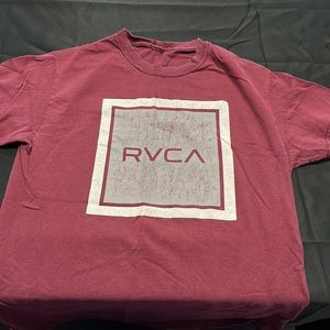 RVCA maroon shirt men’s small